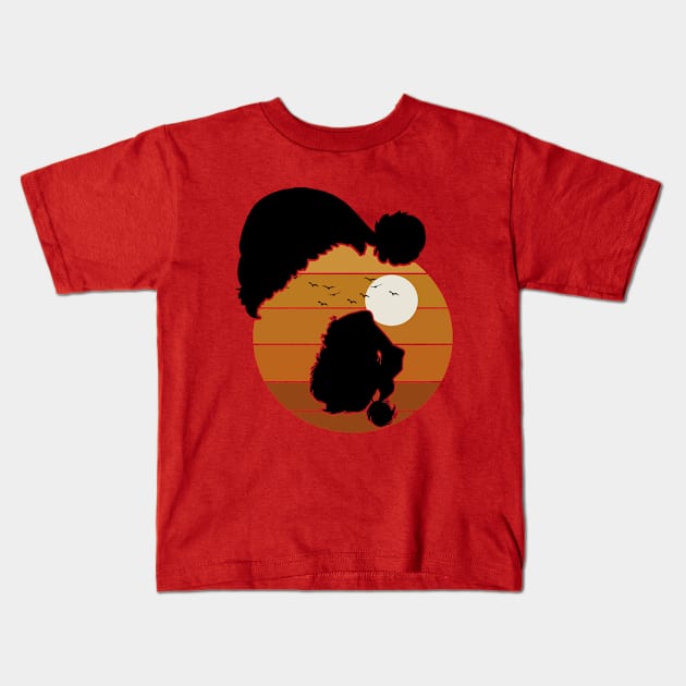 Funny Summer Santa Kids T-Shirt by tioooo